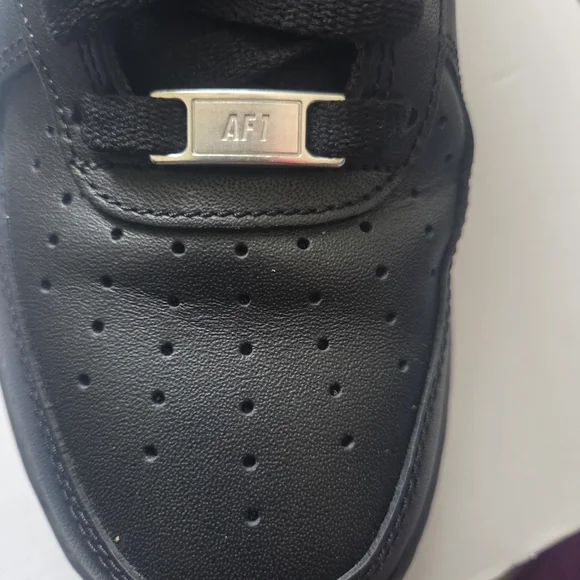 Nike Air Force 1s Black Men's Sneakers - Picture 6 of 11